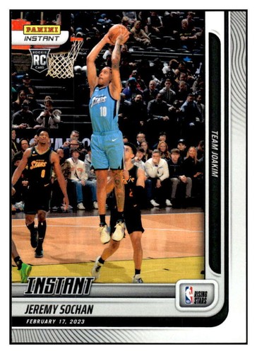 JEREMY SOCHAN RC 2022-23 Panini Instant Rising Stars /545 ROOKIE #134 N ID:62407