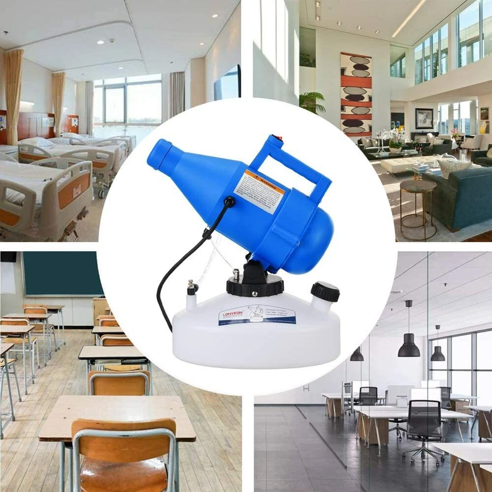 Pulverizador Mister nebulizador frío portátil eléctrico inteligente ULV; desinfectante y desinfectante Foto 3 de 4