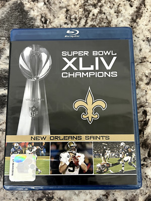 NFL Super Bowl XLIV: New Orleans Saints Champions [Blu-ray] DVDs ...