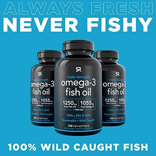Sports Research Triple Strength Omega 3 Fish Oil - Burpless Fish Oil Supplement - Picture 3 of 6