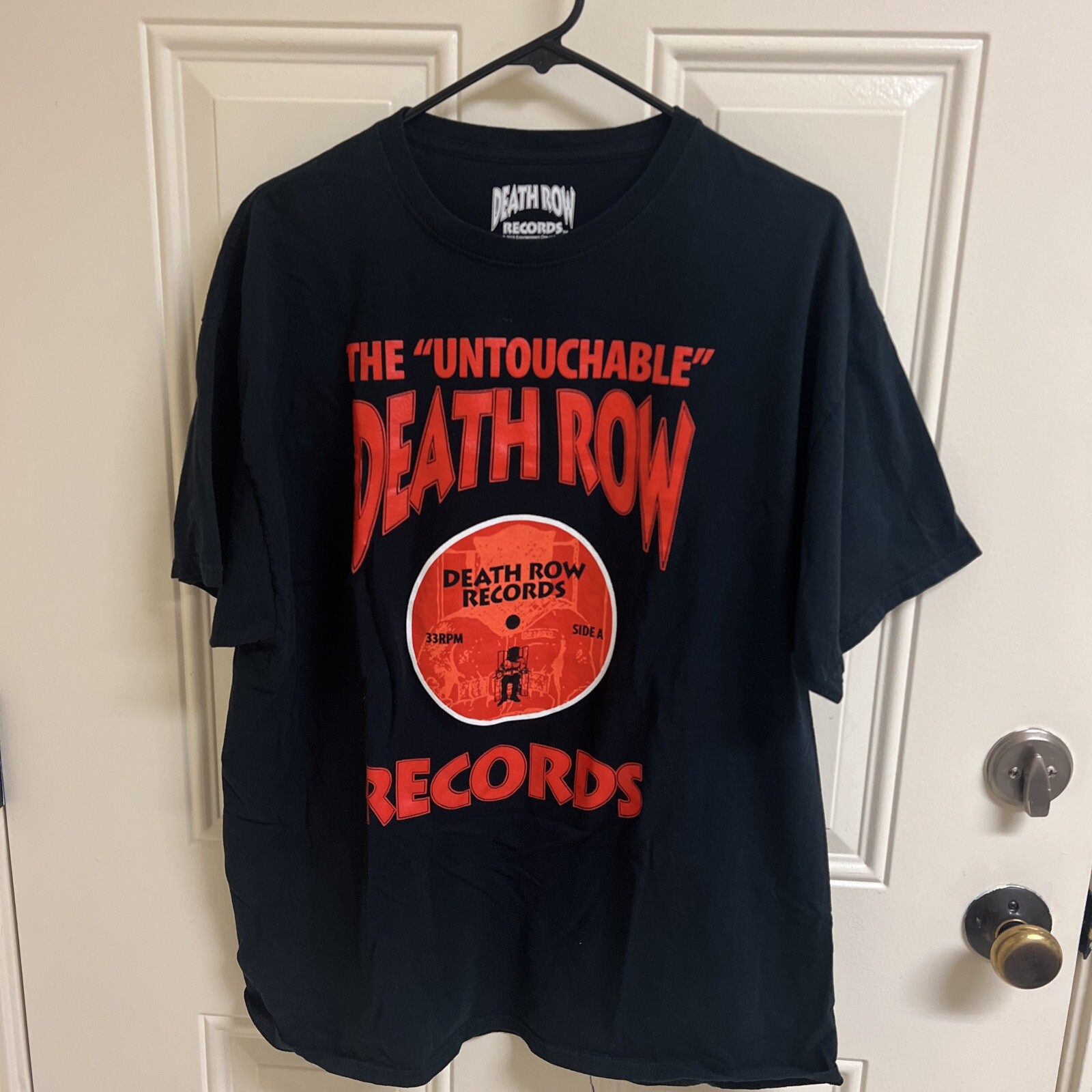 FILA The Untouchable Death Row Records camicia uomo grande manica corta nera