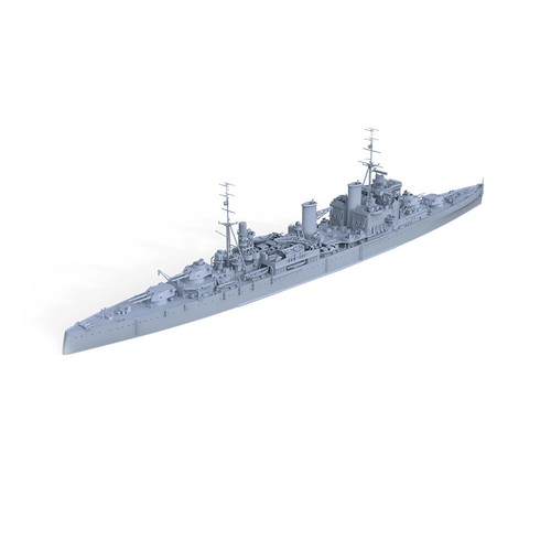 Maquette 1/350 Du Croiseur Léger Allemand Karlsruhe - Coque Complète, Marque SSMODEL, Neuf
