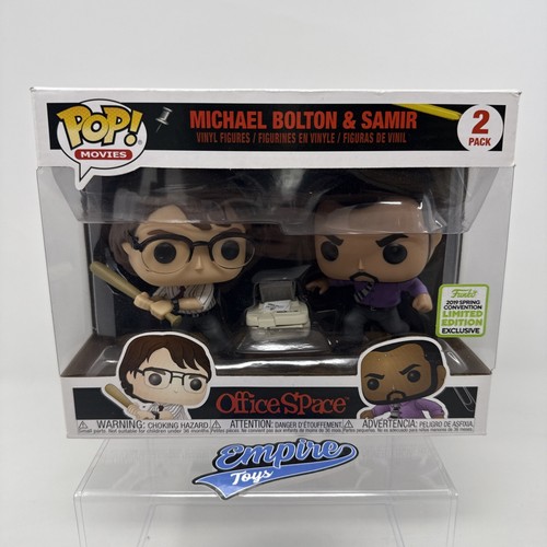 Michael Bolton & Samir Pack de 2 Office Space 2019 Summer Con Exclusive Funko Pop !