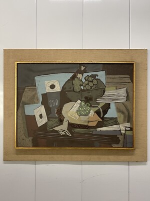 GEORGES BRAQUE FRENCH ANTIQUE MODERN CUBIST LITHOGRAPH OLD CUBISM