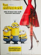 Affiche Cinéma LES MINIONS 120x160cm Poster / Marion Cotillard / Guillaume Canet