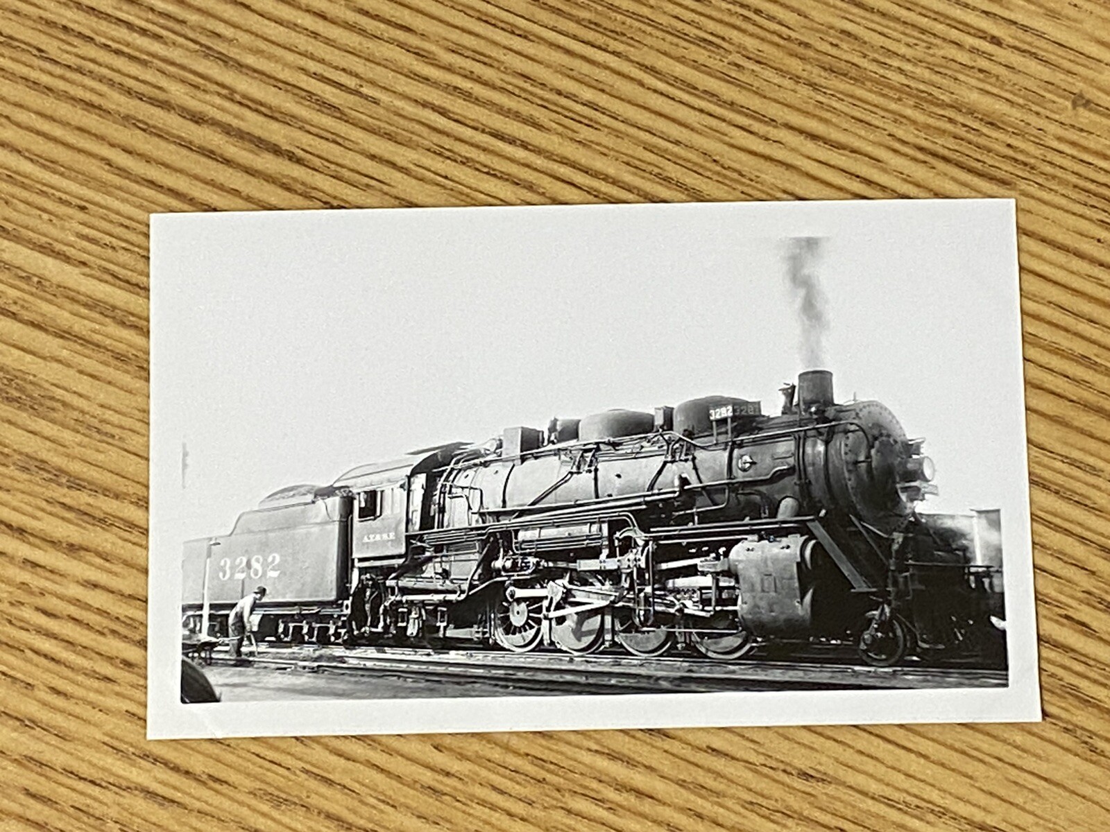 Santa Fe Railway Steam Engine Locomotive 3282 Vintage Photos ATSF | eBay