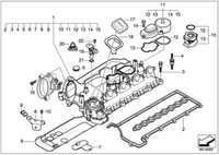Original BMW ÖLabscheider EntlüFtungseinheit KurbelgehäUseentlüFtung 11127799224