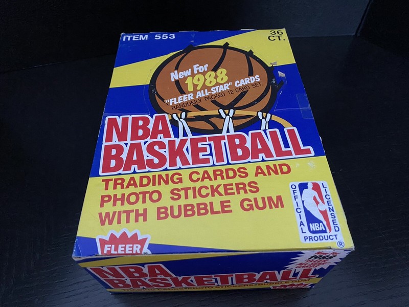 88-89 Fleer Basketball Boxes - Michael Jordan Cards