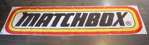 Matchbox Toy Metal Cars Banner Flag Big 2x8 Model Slot Car Man Cave Garage - Picture 4 of 4