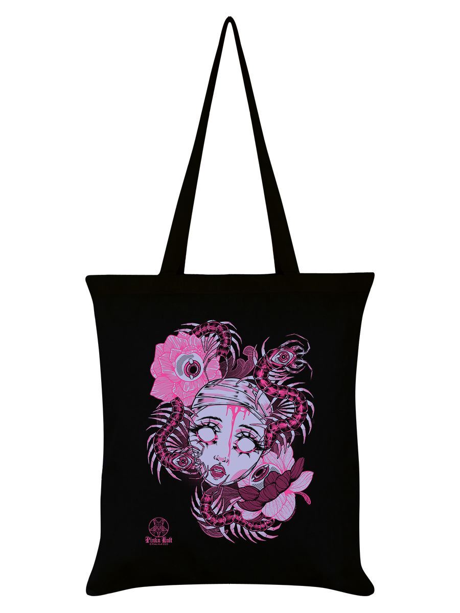 Pinku Kult Tote Bag Decay Black 38x42cm
