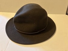 Dorfman Pacific Scala Classico Outback Crushable Wool Felt Brown Hat Mens