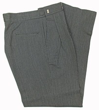 Raffinati Boys Morning Dress Pants Grey Black Hickory Stripe 23" Waist