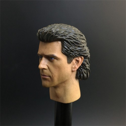 Modellino 1/6 giovane attore Mel Gibson film testa intagliata fai da te 12 - Foto 4 di 6