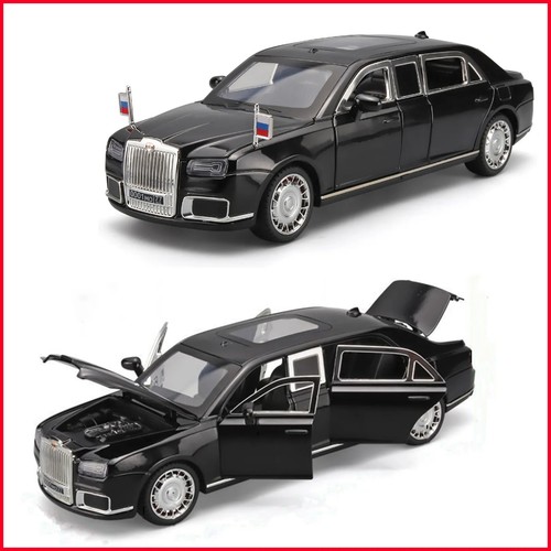 1:24 Aurus Senat Limousine Luxus Diecast Auto Modell Sammlung Sound Licht Geschenk