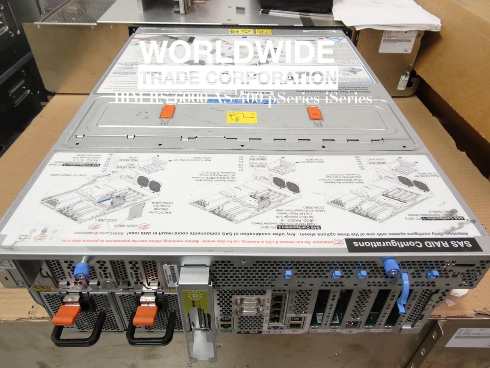 IBM 8205-E6B P740 3.72GHz  8-Core POWER7 server with i series V6R1 4 OS license - Image 2 of 3