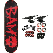 Zero Skateboard Complete Bam Margera Blood Text 8.25" x 31.9"
