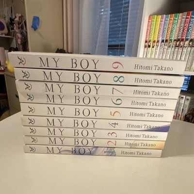 My Boy Manga Comic Book Lot Vol 1-7 Softcover Hitomi Takano