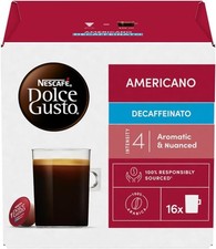 NESCAFÉ DOLCE GUSTO Americano Decaf Coffee Pods (Total 48 Servings)