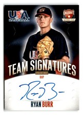 2014 Ryan Burr Panini USA Baseball Rookie Auto 087/399 - Toronto Blue Jays