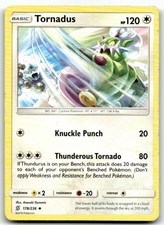Tornadus 178/236 Uncommon Unified Minds Pokemon Moderately Played