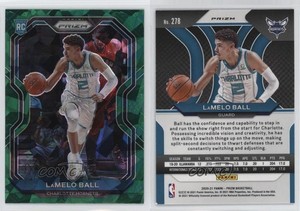 2020-21 Panini Prizm Green Ice Prizm Lamelo Ball #278 Rookie RC
