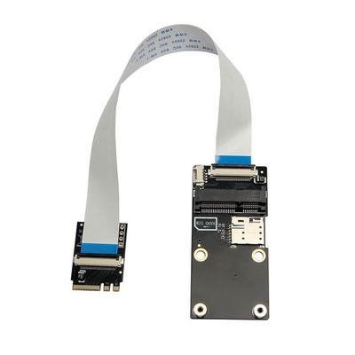 M.2 A-E KEY to  PCIe 3G/4G  Module WiFi   Card Extension Cable FPC Cable7620