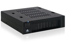 ICY DOCK 1 Bay 2.5" SAS/SATA HDD SSD Docking Enclosure for External 3.5" Bay ...