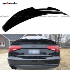 Psm Style Rear Trunk Spoiler Wing For 2013-2016 Audi A4 B8.5 Sedan Carbon Fiber
