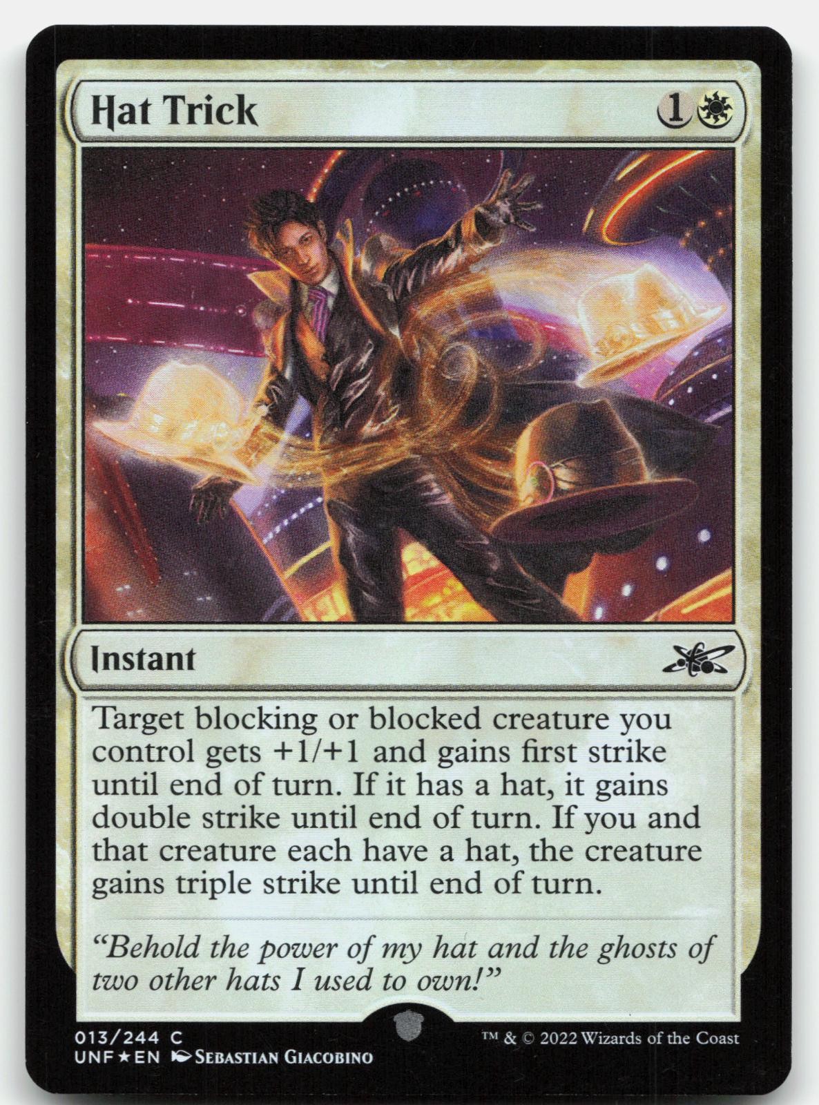 Hat Trick 13 Common Unfinity Foil Near Mint