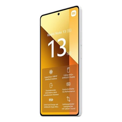 Xiaomi Redmi Note 13 5G 8GB+256GB Arctic White 6,67 Zoll, 108 MP Triple-Kamera