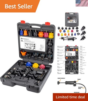 #ad Universal Cooling System Pressure Tool Kit with Storage Case $285.01