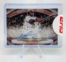 2025 Topps Tribute DAVID ORTIZ JOE BUCK Calling the Shot 2004 ALCS Dual Auto /50