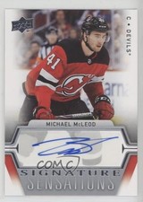2019-20 Upper Deck Signature Sensations Michael McLeod #SS-MI Auto b8c