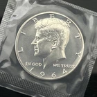 1964 Proof Kennedy Half Dollar in Original Mint Cello - 90% Silver!