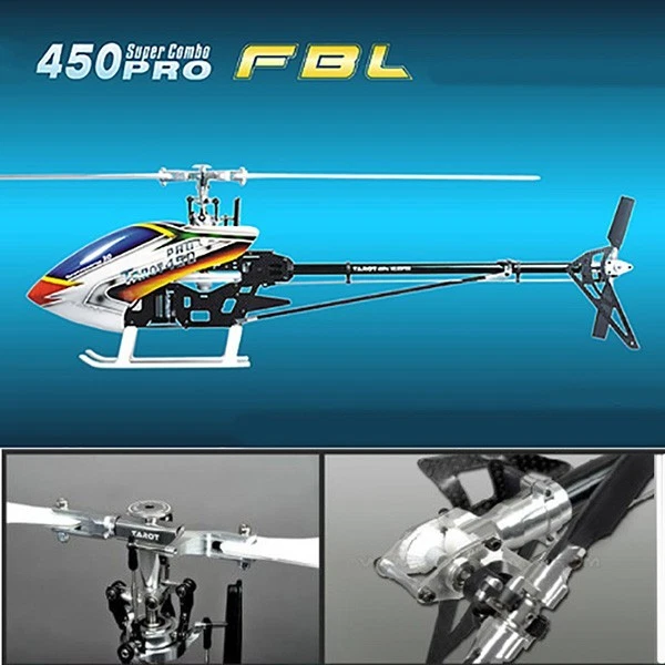 TAROT 450 PRO Helicopter Flybarless Rotor Head Tail Rotor Main Gear Tail Boom - Image 2 of 4