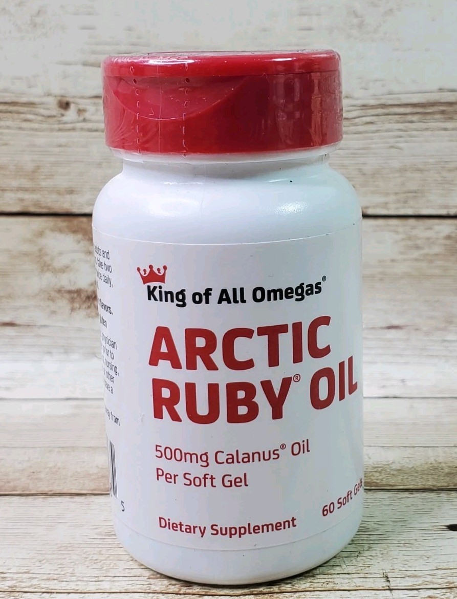60 Soft Gels 500mg Calanus Oil Expire 10/2028 King Of All Omegas