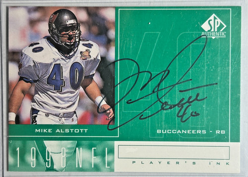 Mike Alstott #MA card
