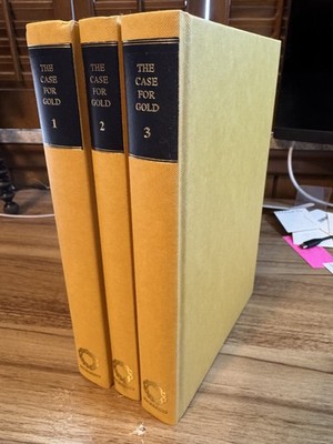 The Case for Gold, William Rees-Mogg, 3 volumes, FREE SHIPPING!