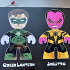 MEZ-ITZ DC Universe "GREEN LANTERN & SINESTRO Comic Version 2 Pack Con Exclusive