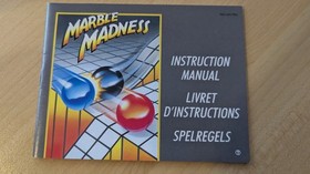 NES Marble Madness FRA near MINT COMPLET Notice et Poster CIB