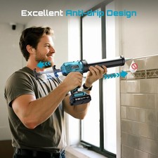 SEESII Electric Silicone Sealant Caulking Gun,Auto Retract for Filling & Sealing