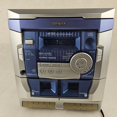 Aiwa CX-NAJ100U Audio System (No Speakers / Tested)