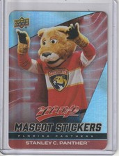 2025/26 UPPER DECK MVP STANLEY C. PANTHER FLORIDA PANTHERS MASCOT STICKERS #MS11