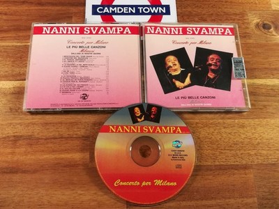 Nanni Svampa - Dal Vivo Concerto Per Milano Cd Perfetto
