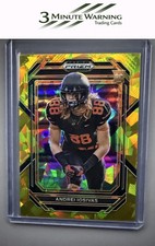 2023 Panini Prizm Draft Picks #196 Andrei Iosivas Prizms Gold Ice