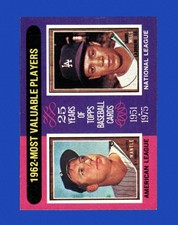 1975 Topps Set-Break #200 1962 MVP's NR-MINT *GMCARDS*