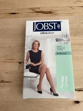 JOBST Women's Size Med Ultra Sheer 8-15mmHg 7-9Support Compression Stockings