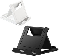 2 Pack Portable Cell Phone Stand Holder for Desk, Foldable Pocket-Sized Mount, U