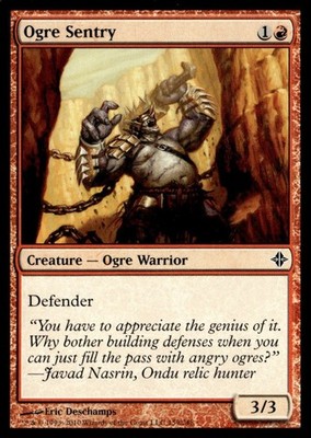 2010 Rise of the Eldrazi Ogre Sentry Expansion/Common #159
