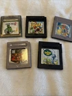Nintendo Game Boy Lot Mario Land 2 Conker Army Men 2 A Bug’s Life WWF RAW Untest